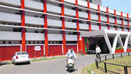 MLA Hostel: The clean front..