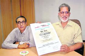 Thireesh Kapoor, Chairman, Uttarakhand Gramin Bank, addresses mediapersons in Dehradun