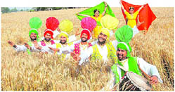 The harvest festival of Baisakhi brings a golden glow to the fields and spells bounty