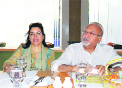 (L-R) Sangita Malik (culinary director) and Manmohan Malik