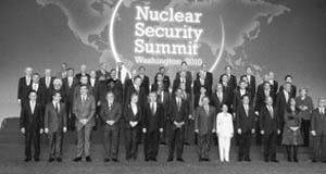 Official group photo of the world leaders who converged at the Nuclear Security Summit in Washington DC