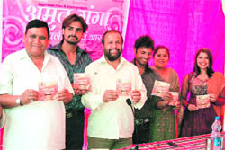 Amrit Ganga, a video CD on the Ganga, released in Dehradun on Monday. 