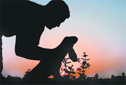 A man bonding with his goat makes for a pretty picture in Ludhiana