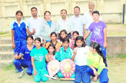 The Dehradun junior and sub-junior girls team that won laurels at the recently concluded state-level boxing championship at Pitthoragarh. 