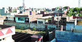 An illegal colony on the outskirts of Amritsar.