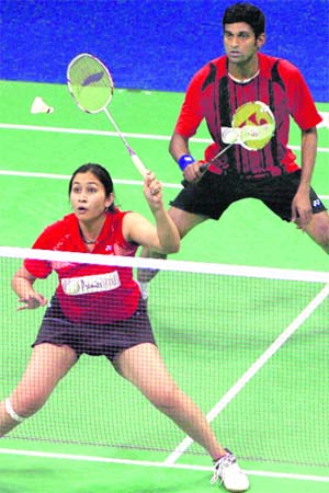 Jwala Gutta and V. Diju