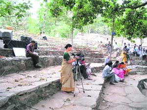 Narsamma captures the proceedings at her village conference