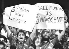 The IPL has contributed to the hysterical entertainment of the mall-stupored middle class Photo: PTI