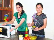 FRIENDS: Neha Sharma and Mehar Anand