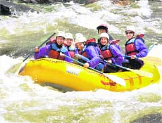 Rafting at Shivpuri