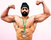 Patialas Sukhneet Singh. Tribune photo: Rajesh Sachar