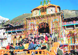 The Badrinath temple