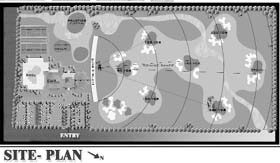 Layout plan of golf academy in Mohali