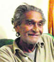Girish Tiwari Girda at his residence in Nainital. 