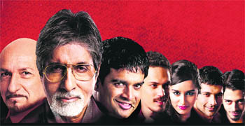 Shradha Kapoor, Siddharth Kher, Dhruv Ganesh and Vaibhav Talwar were seen for the first time in Teen Patti