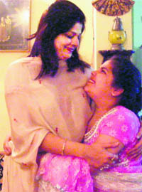 Jaya Inderjeet Singh with daughter Preamvadaa