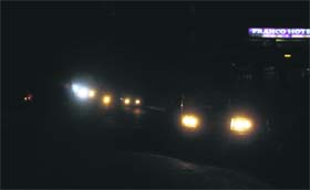 Non-functional streetlights pose danger in Mohali.