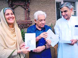 Pawan Kumar Bansal at the release of his book in Chandigarh on Monday.