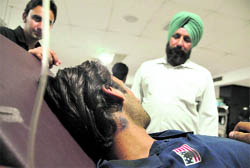 The injured at a hospital in Ludhiana