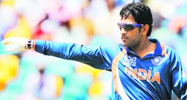 Mahendra Singh Dhoni will need a lot of luck and pluck to make it to the last four from here on.