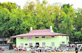 A view of the Pavilion Ground, Dehradun