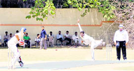 A match of the All-India Uttarakhand Gold Cup in progress in Dehradun on Wednesday