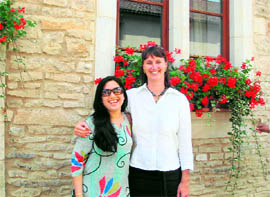 Vibha Chopra with Annet in Paris