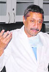 Dr Naresh Trehan addresses a press conference in Gurgaon.