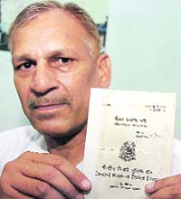 Deputy Commandant of CRPF Madan Mohan Pangotra (retd)
