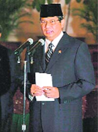 Indonesian President Susilo B. Yudhoyono