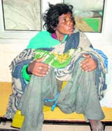 The differently abled woman in Fatehabad.