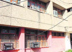 A view of the ACs in the botany department.