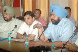 Mayor Baljeet Singh Bir Behman presiding over the BMC general house meeting