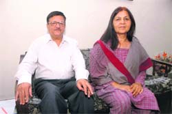 Dr Shakuntala Lavasa and Col (retd) GP Taneja