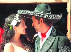 Hrithik Roshan and Barbara Mori in Kites