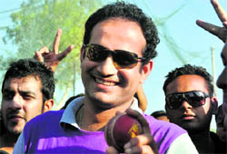 Irfan Pathan in Ludhiana on Friday