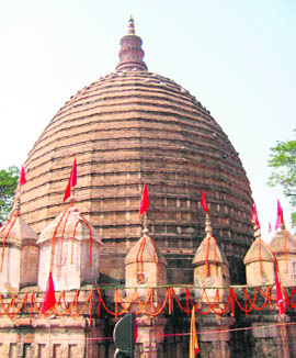 The Kamakhya temple, atop the Nilachal Hill in Guwahati, is a seat of Shakti cult where pilgrims visit from far and wide
