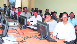 Participants at a three-day workshop on the VLSI design organised by ICFAI University in Dehradun