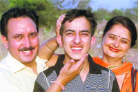 Prashant Verma, who scored 37th rank in CBSE PMT, flanked by his parents in a jubilant mood in Chandigarh