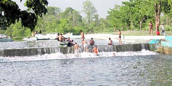 The Lachhiwala tourist spot that is one of the three places identified by the Dehradun police as potential risk spots.