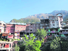 Concrete structures like these have come up all over the Sangla valley.