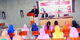 Unemployed youth and womeen undergo training in the latest practices in dairy farming 