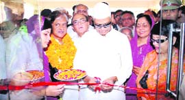 Haryana Governor Jagannath Pahadia inaugurates a new building of SD Law College at Saharanwas village in Rewari.