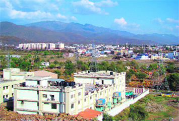A view of the area. 
