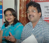 Ashwani Garg, chairman of the Swami Vivekananda Group of Institutes, addressing the media in Bathinda on Saturday. 