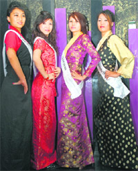 Miss Tibet contestants talk about freedom in terms of a free society and a free Tibet. Photo: Pradeep Tewari