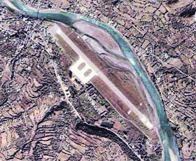 A view of the Kullu airstrip