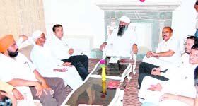 Uttarakhand Minority Commission chief Sukhdev Singh Namdhari at a meeting in Haridwar
