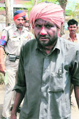 The cyclist who was injured in the mishap.