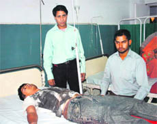 A junior basic training (JBT) trainee admitted to a hospital at Dharamsala 